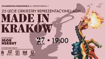 Grafika dekoracyjna z nazwą, datą i miejscem wydarzenia.