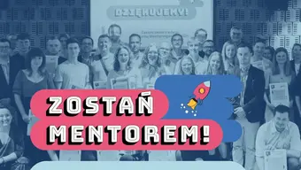 grafika przestawia grupę osoób z dyplomami, naois zostań mentorem